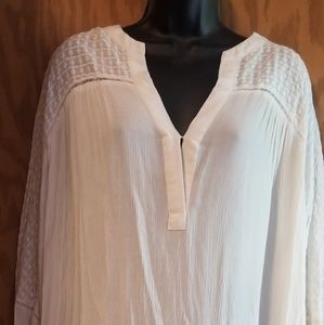 Cream Colored Summer Blouse